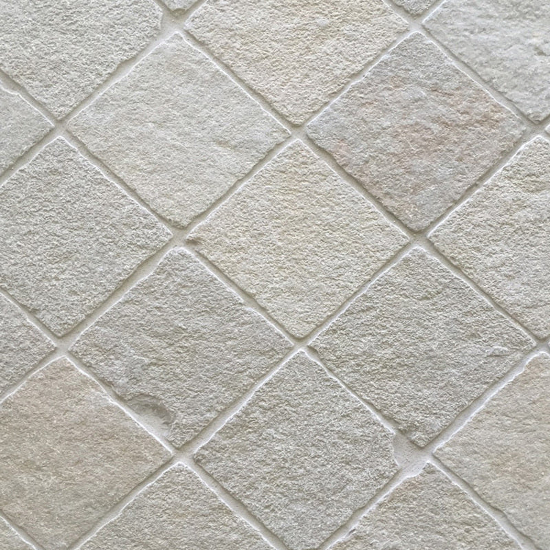 Bordeaux Argento Squares Tumbled 20 x 20cm Wall & Floor Tile