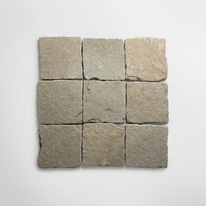 Bordeaux Argento Squares Tumbled 20 x 20cm Wall & Floor Tile
