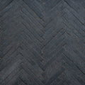 Bordeaux Black Herringbone Tumbled 36 x 29cm Wall & Floor Tile in a room setting