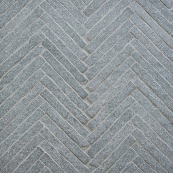 Blue Herringbone Tumbled 33.5 x 29cm