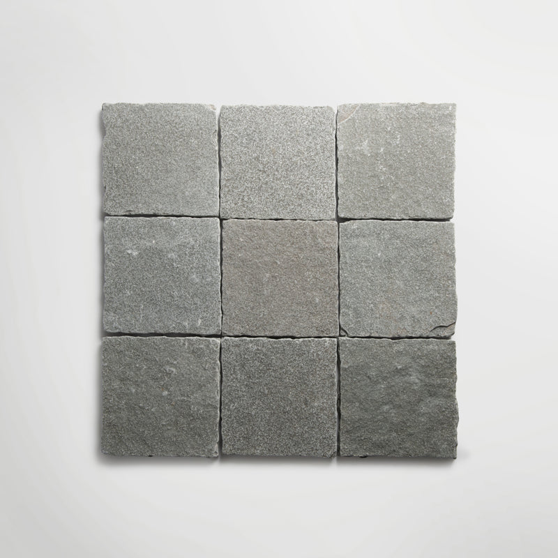 Bordeaux Blue Squares Tumbled 20 x 20cm Wall & Floor Tile