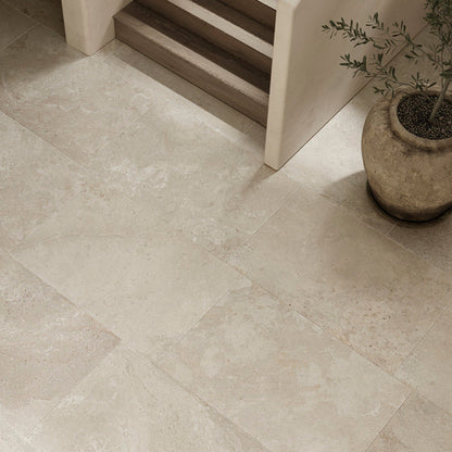 Caen Cross Matt 60 x 60cm Wall & Floor Tile