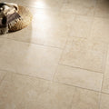 Chateaux Beige Matt 90 x 90cm Wall & Floor Tile in a room setting