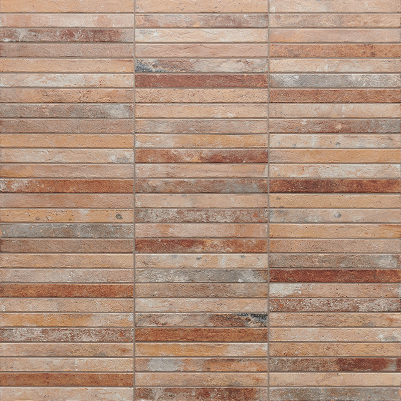 Chiswick Multicolour Matt 5 x 45cm Wall Tile