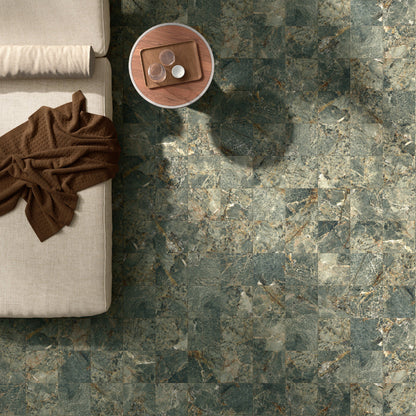 DC Amore Amazzonite Matt 20 x 20cm Wall & Floor Tile in a room setting