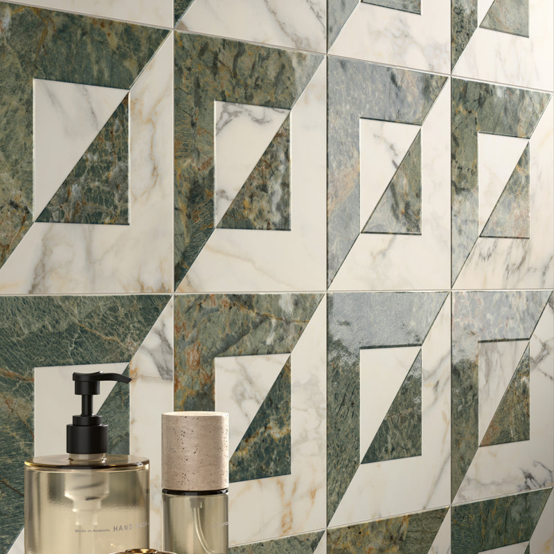 DC Amore Audrey Amazzonite Matt 20 x 20cm Wall & Floor Tile