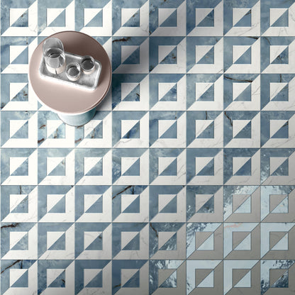 DC Amore Audrey Statuario Matt 20 x 20cm Wall & Floor Tile