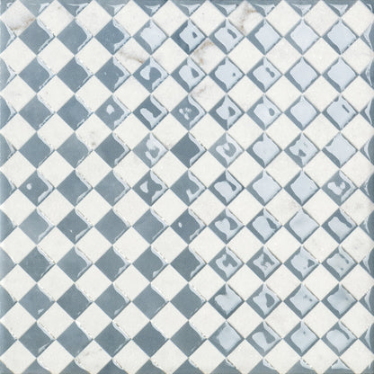 DC Amore Dalila Statuario Matt 20 x 20cm Wall & Floor Tile in a room setting