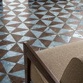 DC Amore Eulalia Marrone Imperiale Matt 20 x 20cm Wall & Floor Tile in a room setting