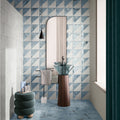 DC Amore Eulalia Statuario Matt 20 x 20cm Wall & Floor Tile in a room setting