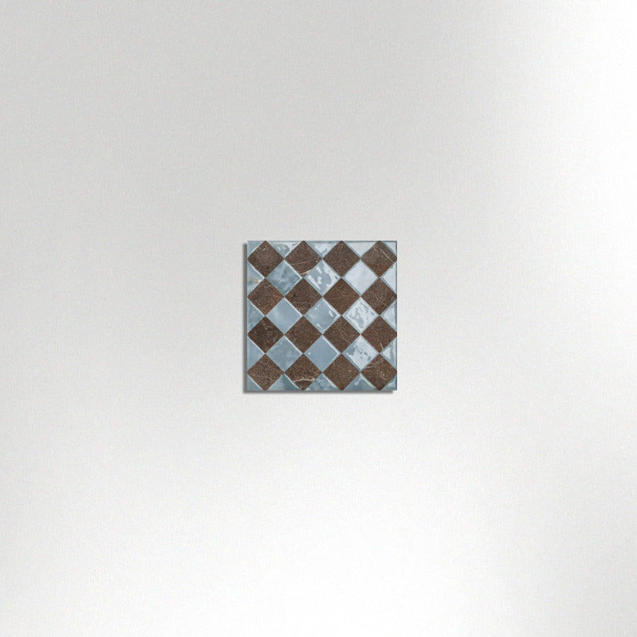 DC Amore Floriana Marrone Imperiale Matt 20 x 20cm Wall & Floor Tile