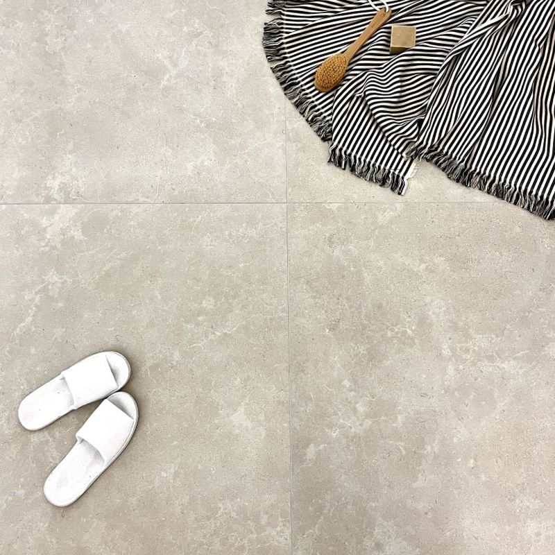 Elements Limestone Hauteville Cream Matt 60 x 60cm Wall & Floor Tile
