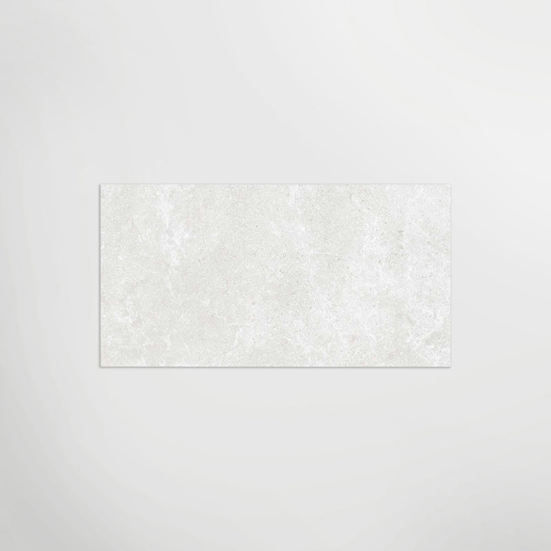 Elements Limestone Hauteville White Matt 90 x 90cm Wall & Floor Tile