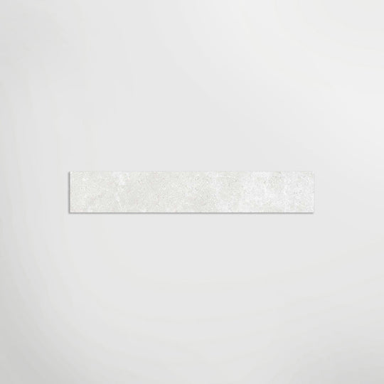 Elements Limestone Hauteville White Matt 90 x 7.5cm Skirting