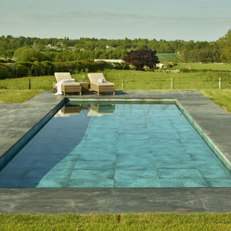 Elements Metal Mint Matt 80 x 80cm Wall & Floor Tile