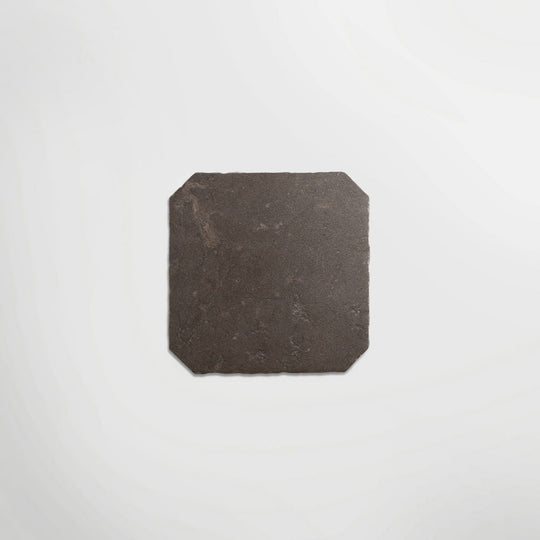 English Heritage Brockhurst Blue Octagon Tumbled 40 x 40cm Wall & Floor Tile in a room setting