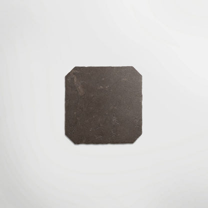 English Heritage Brockhurst Blue Octagon Tumbled 40 x 40cm Wall & Floor Tile in a room setting