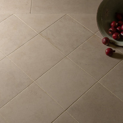 English Heritage Marble Hill White Tumbled 50cm x Random Length Wall & Floor Tile