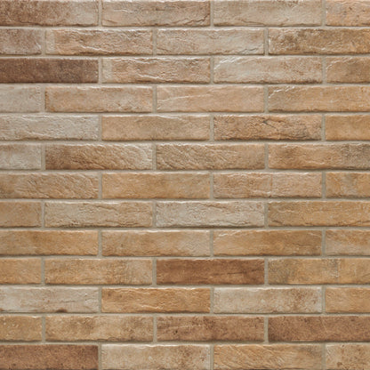 Hampstead Brick Beige Matt 6 x 25cm Wall & Floor Tile