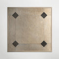 Hampton Golden Octagon Matt 60 x 60cm Wall & Floor Tile in a room setting