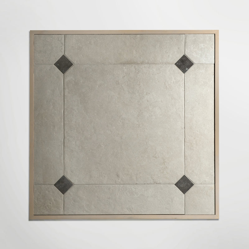Hampton Light Octagon Matt 60 x 60cm Wall & Floor Tile in a room setting