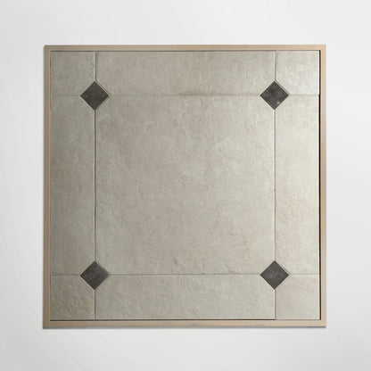 Hampton Light Octagon Matt 60 x 60cm Wall & Floor Tile in a room setting