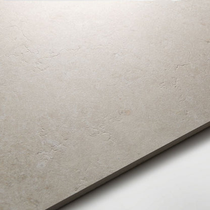 Illusion Pearl Matt 90 x 45cm Wall & Floor Tile in a room setting