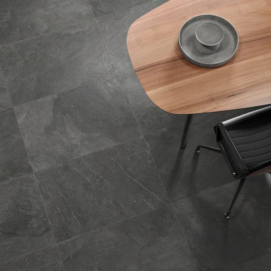 Lago Slate Graphite Textured 90 x 60cm Wall & Floor Tile