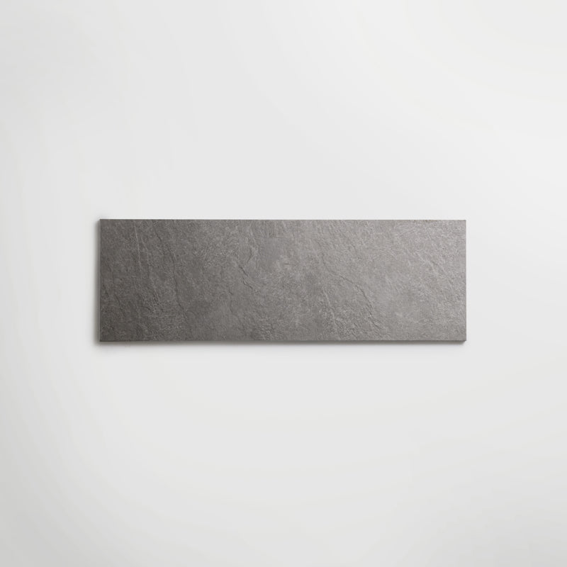 Lago Slate Grey Textured 90 x 15cm Wall & Floor Tile