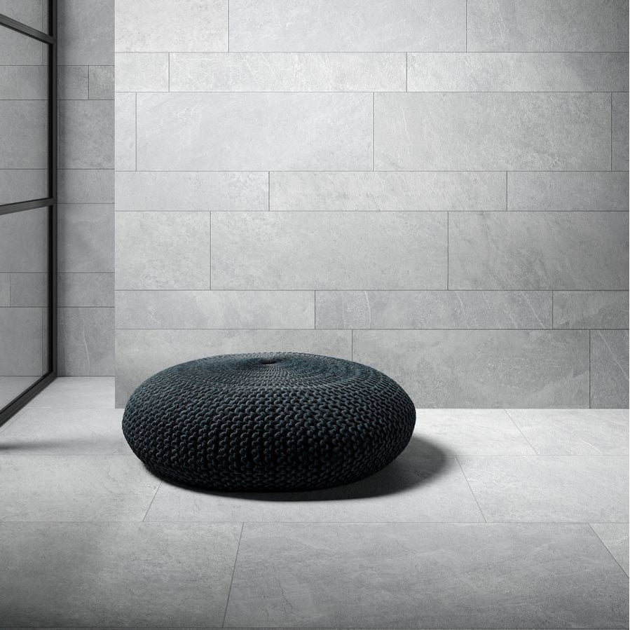 Lago Slate Grey Textured 90 x 30cm Wall & Floor Tile
