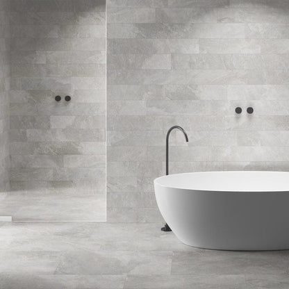 Lago Slate Grey Textured 90 x 60cm Wall & Floor Tile