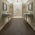 Lenke Walnut Matt 150 x 25cm Wall & Floor Tile in a room setting