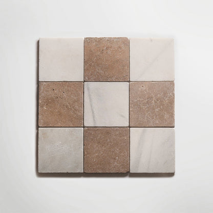 Macael White Tumbled 30 x 30cm Wall & Floor Tile