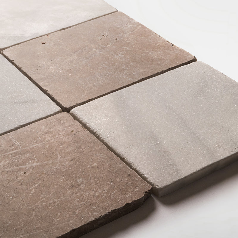 Macael White Tumbled 30 x 30cm Wall & Floor Tile