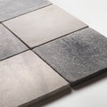 Macael White and Macael Grey Chequer Tumbled 30 x 30cm Wall & Floor Tile