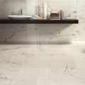 Massa Statuario Matt 120 x 60cm Wall & Floor Tile in a room setting