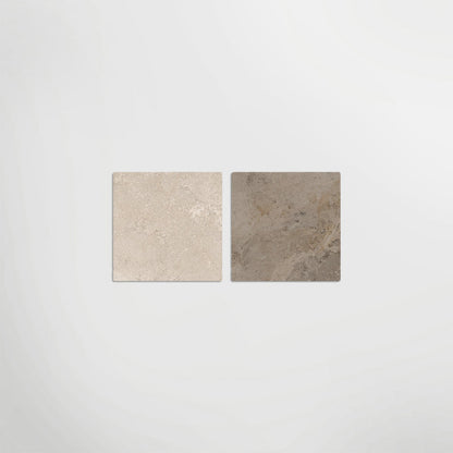Med Stone Dor And Byblos Chequer Matt 20 x 20cm Wall & Floor Tile