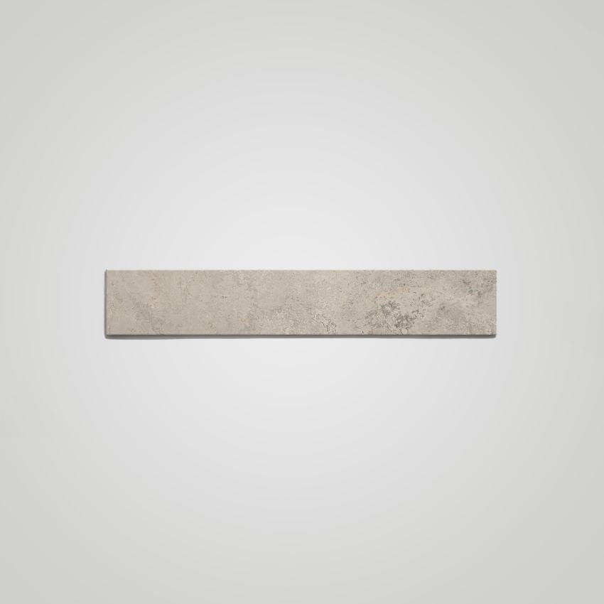 Med Stone Erice Matt 90 x 15cm Skirting in a room setting