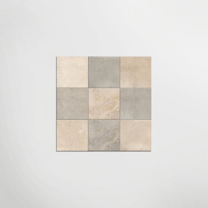 Stone Erice And Dor Chequered Matt 20 x 20cm