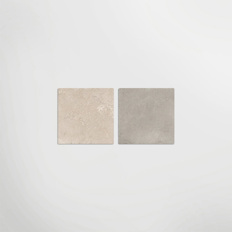 Med Stone Erice And Dor Chequered Matt 20 x 20cm Wall & Floor Tile