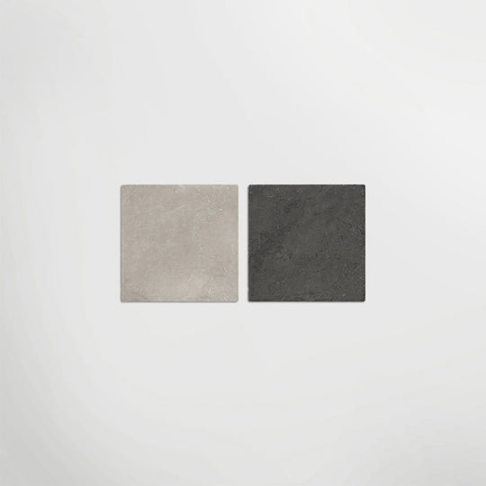 Med Stone Erice And Menfi Chequer Matt 40 x 40cm Wall & Floor Tile