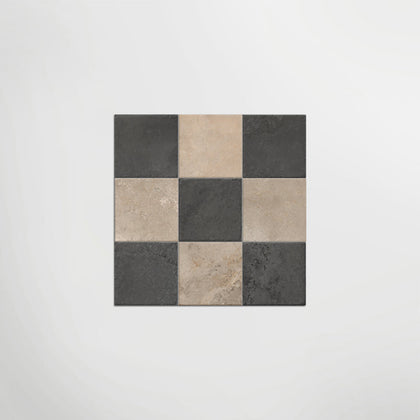Stone Menfi And Byblos Chequer Matt 40 x 40cm