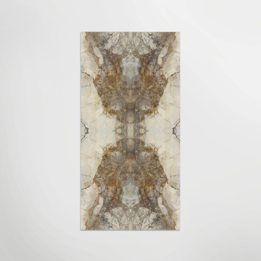 Mirrored Marble Gold A Polished 120 x 60cm Wall & Floor Tile