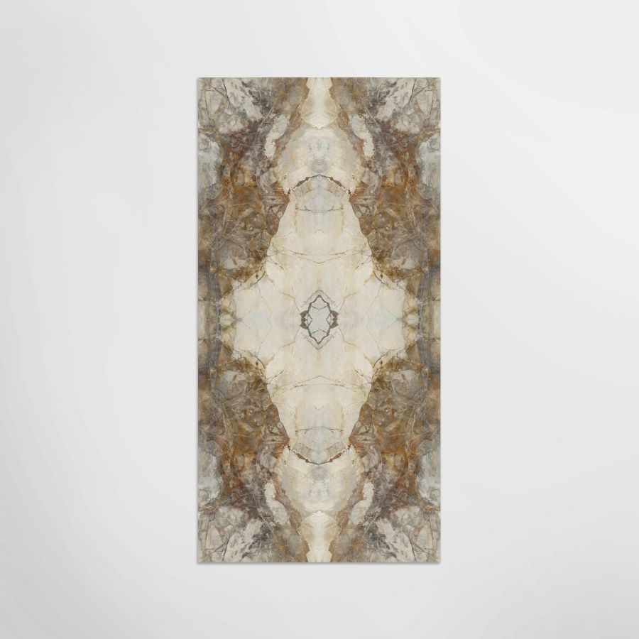 Mirrored Marble Gold A Polished 120 x 60cm Wall & Floor Tile