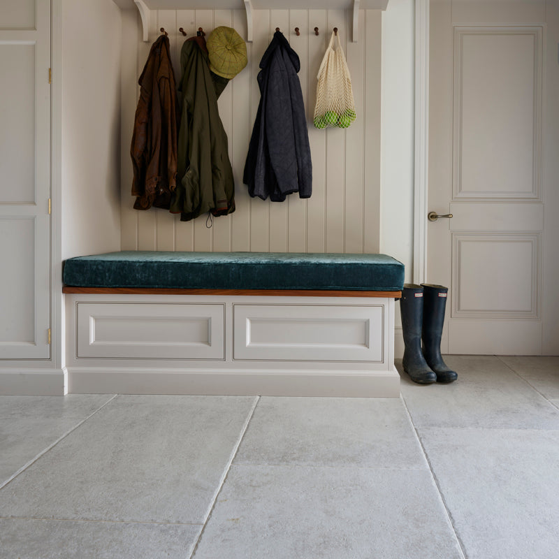Montpellier Ivory Matt 30 x 15cm Wall & Floor Tile in a room setting