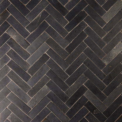 Nero Parquet Matt 25 x 7cm Wall & Floor Tile