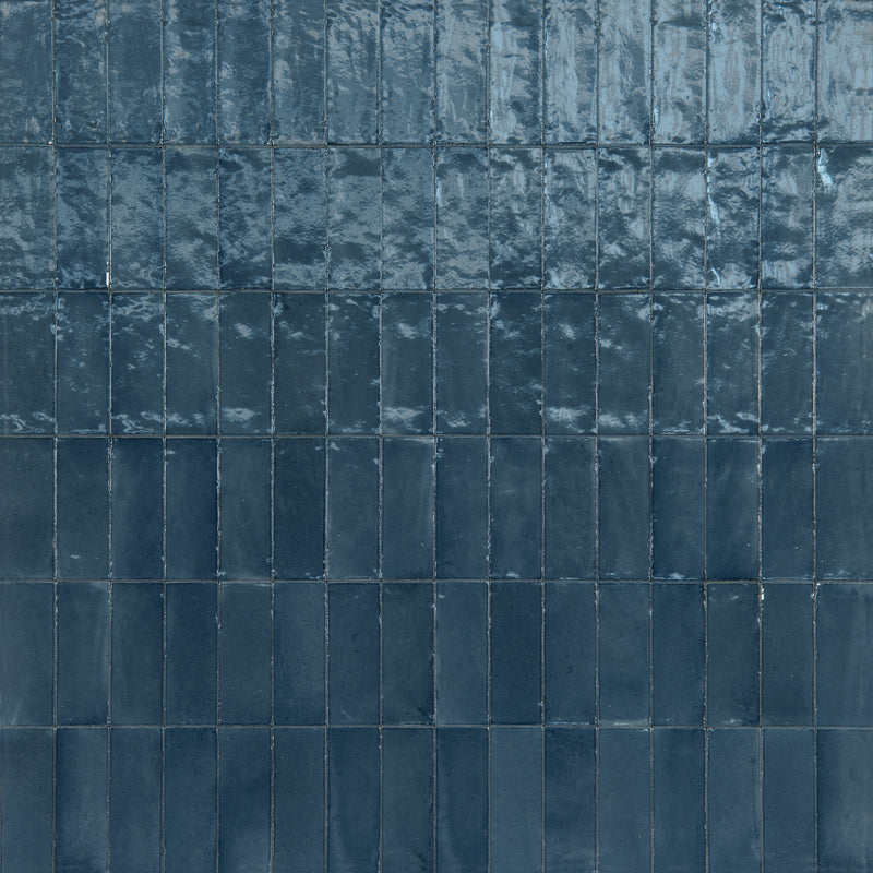 Qualis Rice Blue Polished 15 x 15cm Wall & Floor Tile