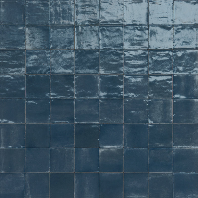 Qualis Rice Blue Polished 15 x 5cm Wall & Floor Tile