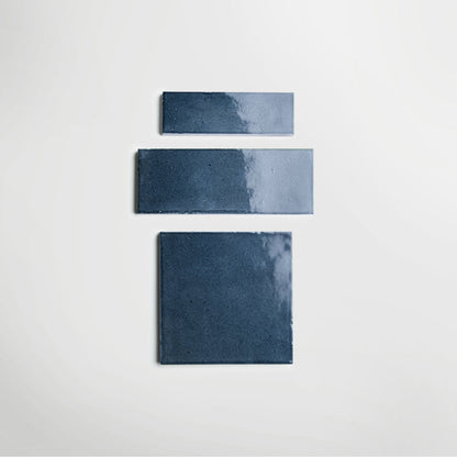 Qualis Rice Blue Polished 15 x 15cm Wall & Floor Tile