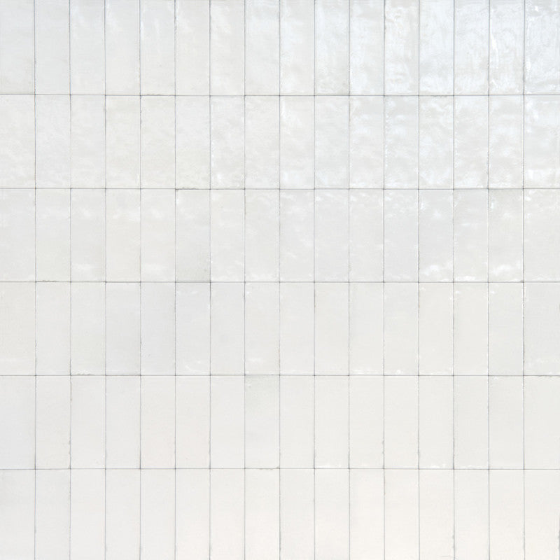 Qualis Rice White Polished 20 x 7.5cm Wall & Floor Tile